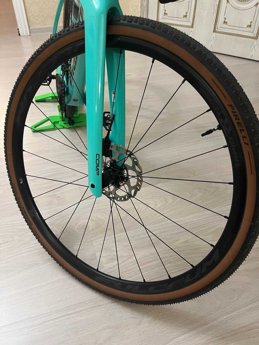 Велосипед Bianchi Impuslo Comp GRX 610 12S 2024, 18.5 дюймов бирюзовый