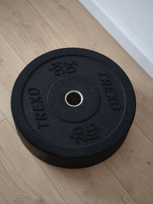 Disk Bumper plate 20 kg Cauciuc CrossFit Antrenament Weightlifting Training Greutăți Disc Olimpic