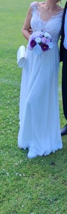 Булчинска рокля без обръч