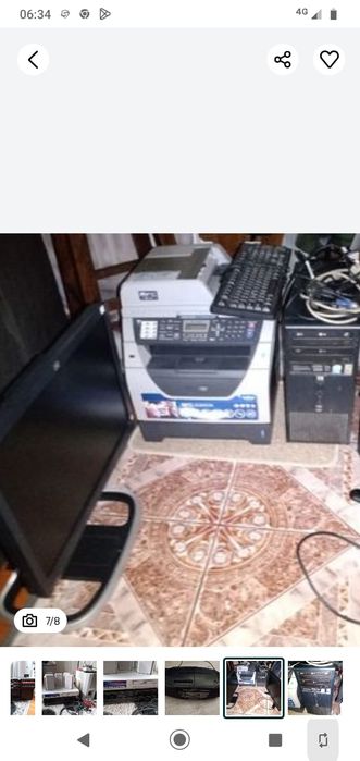 Vând calculator HP monitor,imprimanta,dvd home cinema,cd,boxa