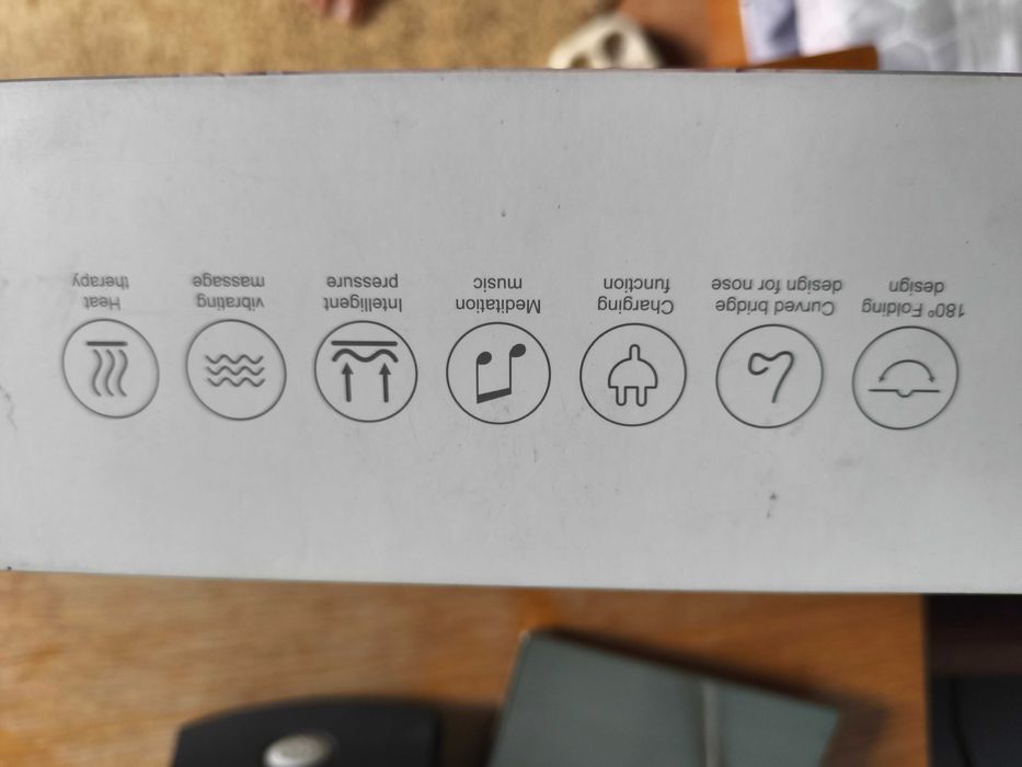 Ochelari masaj si somn avion Komoder