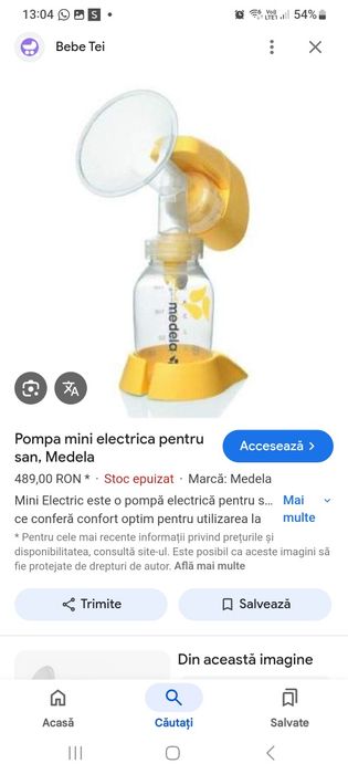 Pompa de san electrica MEDELA