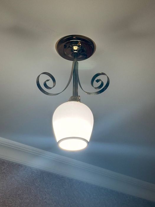 Lustra 2 ta plafon tilla rang oq plafon