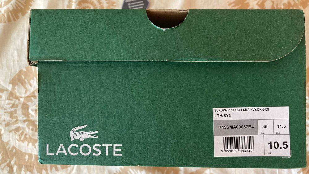 Кецове Lacoste Europa Pro, 45 номер
