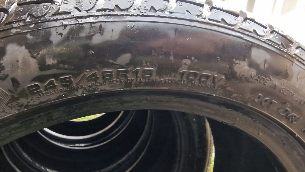 Anvelope 245/45R18 marca Goodyear, DOT 2022,7 mm,Run Flat, M+S