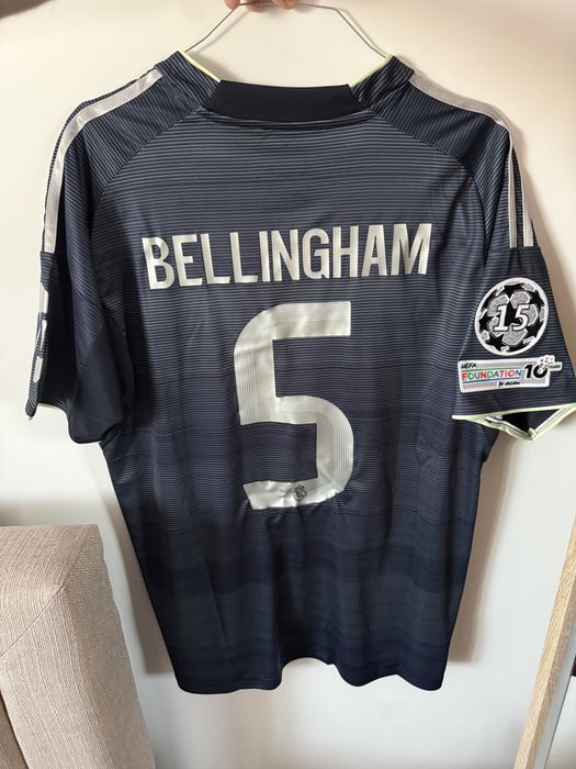 Tricou Bellingham Real Madrid Away badge ucl fotbal