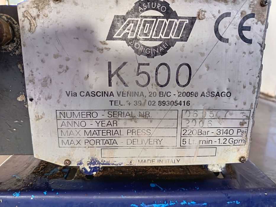 Pompă airless Asturo k500 - 220 bar - 5  L/min profesională