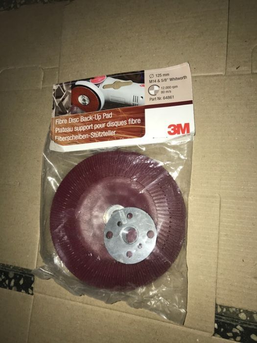 3M Pad pentru Back-Up de înaltă Performanță 125 mm M14 Plat Moale