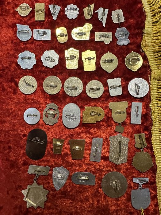 Набор значков СССР, сет 42 шт