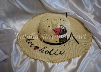 Ръчно рисувани шапки по индивидуален дизайн 35-40лв.