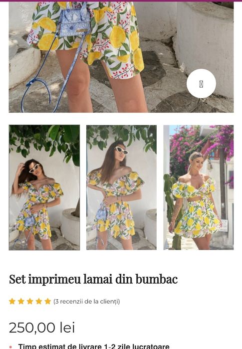 Compleu lemon Golden Boutique