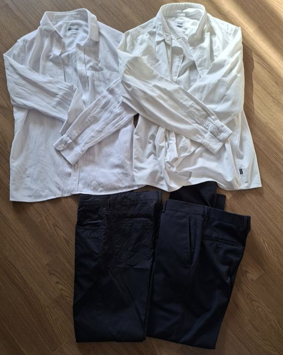 Брюки синие 44размер