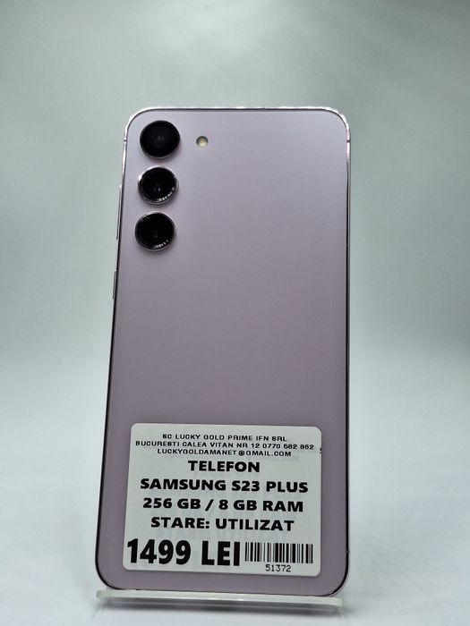 Samsung S23 Plus 256Gb 8Gb ram Factura/Garantie #51372