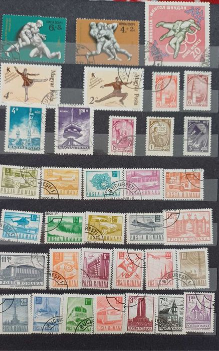 Colecție de 500+ de timbre – anii ’60–’90 – vândută integral