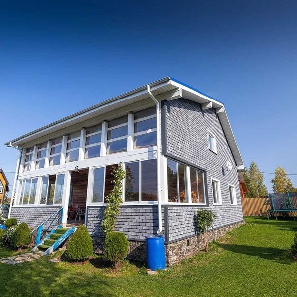 Фасад под камень. Утеплитель, водосток, профиля, доборные элементы