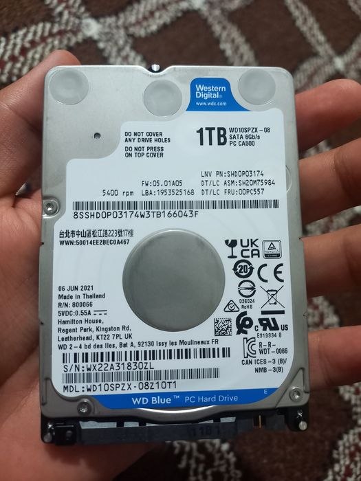 Western Digital blue 1 TB HDD