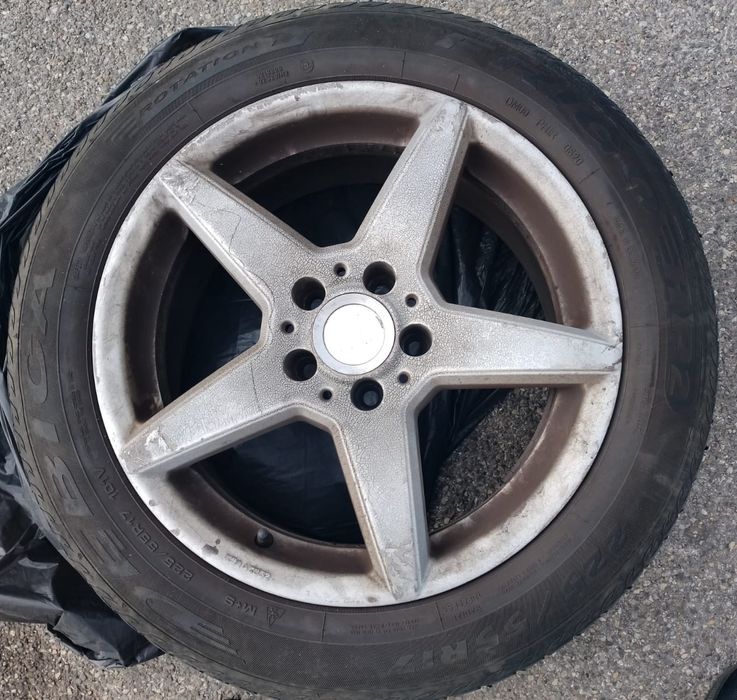 Jante aliaj cu anvelope sh r17 audi vw etc 5x112 et25