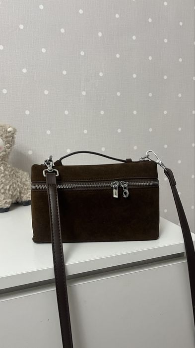 женская сумка эко замша