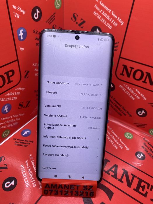Redmi Note 14 Pro Amanet SZ Non Stop