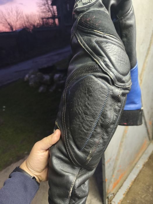 Кожено мото яке FLM