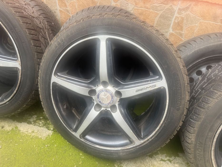 Джанти R17 7.5J ЕТ35 5х112 със зимни гуми