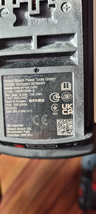 Vand masina gaurit Bosch profesional 36v