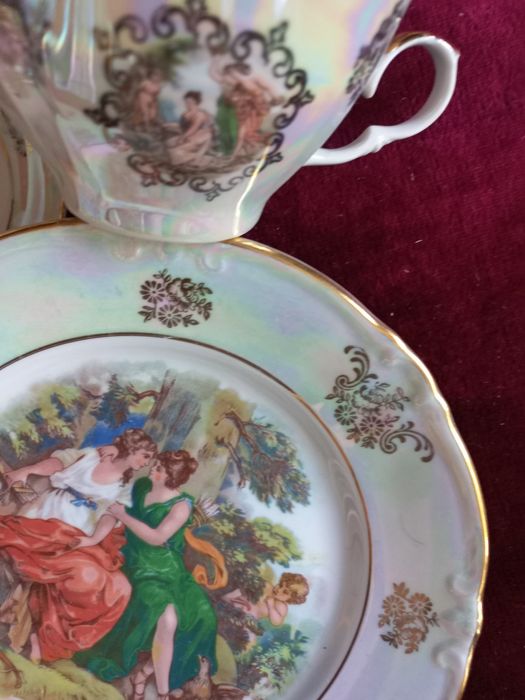 Сервиз чайный немецкий  мадонна на 6 персон