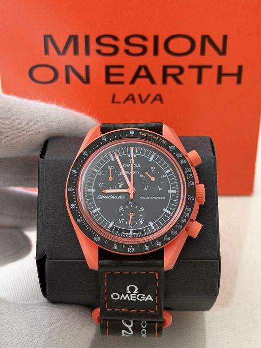 Omega x Swatch Mission On Earth Lava