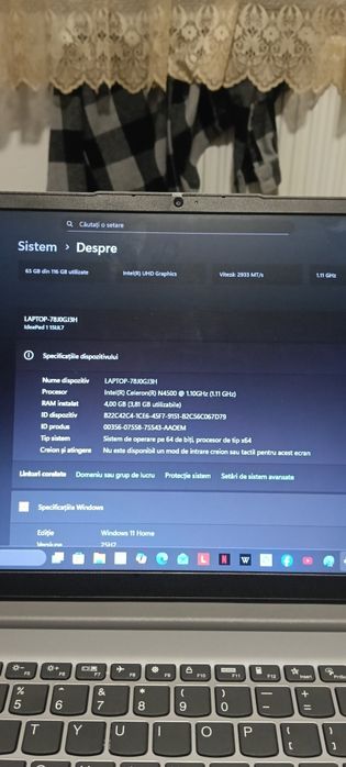 Laptop Lenovo IdeaPad  1 15 slim