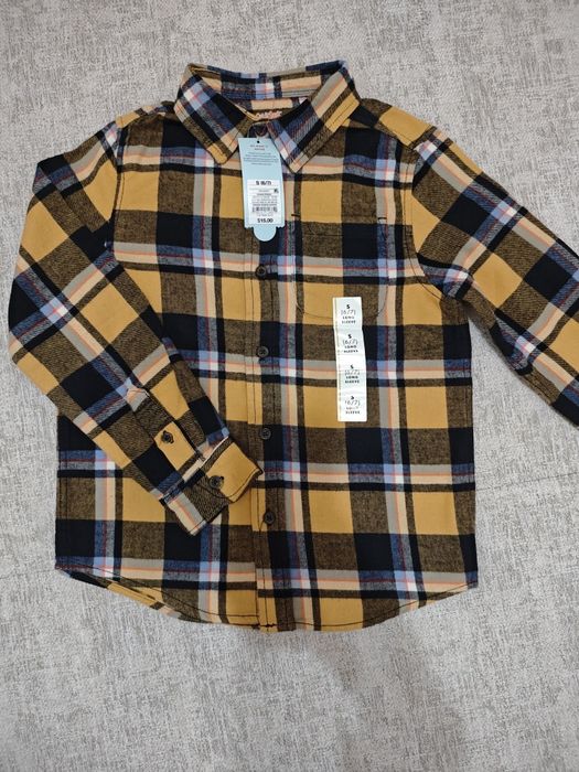 Фланелевая рубашка для мальчика