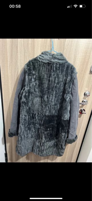 Cojocel dama din piele si blana naturala de miel
