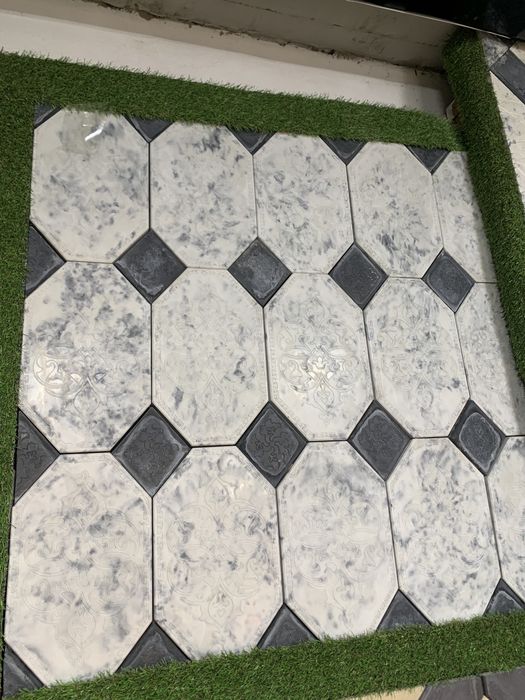 Брусчатка, тротуарная плитка, бордюры