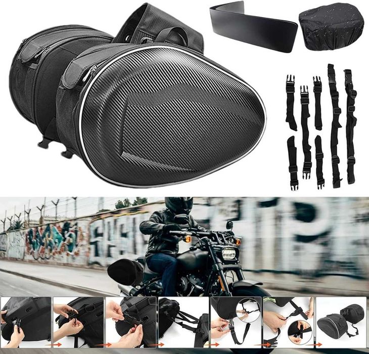Странични Чанти/Дисаги за мотоциклет - 36/58 литра.