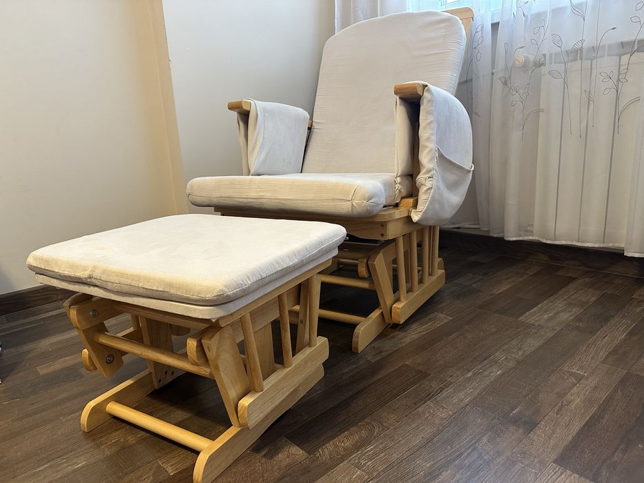 Стол и табуретка с функция люлеене