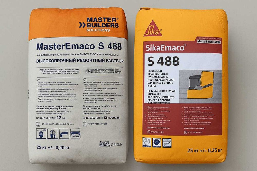 Sika Emaco S 488 ремонт бетона