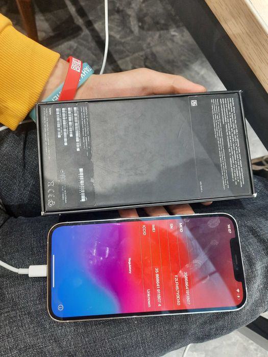 Iphone 12 pro max white 128gb Icloud