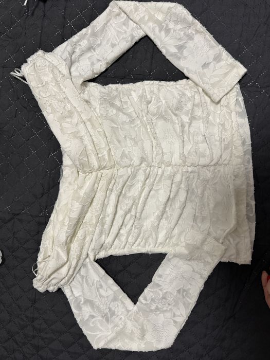 Бяла блуза Mohito