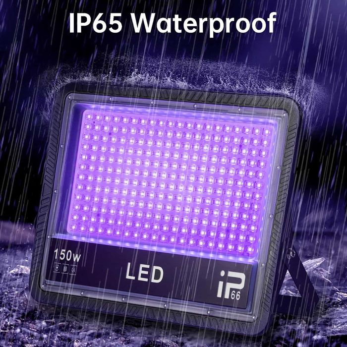 LED UV прожектор 150W IP66 с виолетова светлина UV