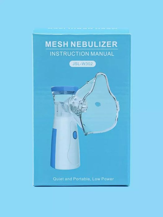 Nebulizer inhaleri tarmoqdan ham, adapter orqali ham, ikkita barmoq ba