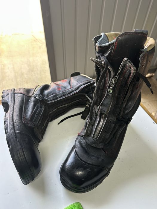 Cizme piele bocanci protectie pompieri germania ews awg svsu isu