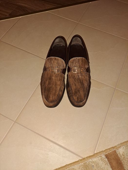 Salvatore Ferragamo pantofi piele caprioara