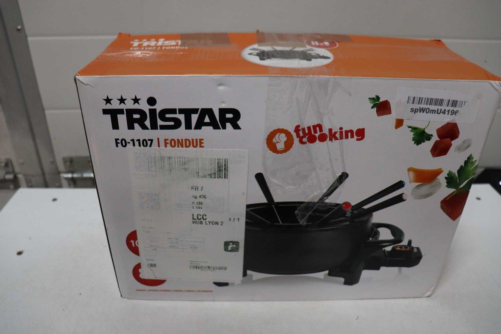 Комплект за фондю Tristar FO-11, Шоколад/Сирене, 8 човека, 1000W, 1,5л