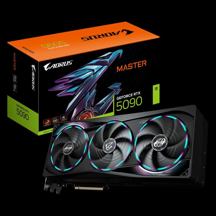 Новые видеокарты RTX 5090 Aorus Master