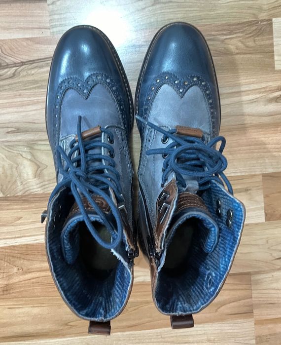 Мъжки кожени боти Bugatti/Бугати