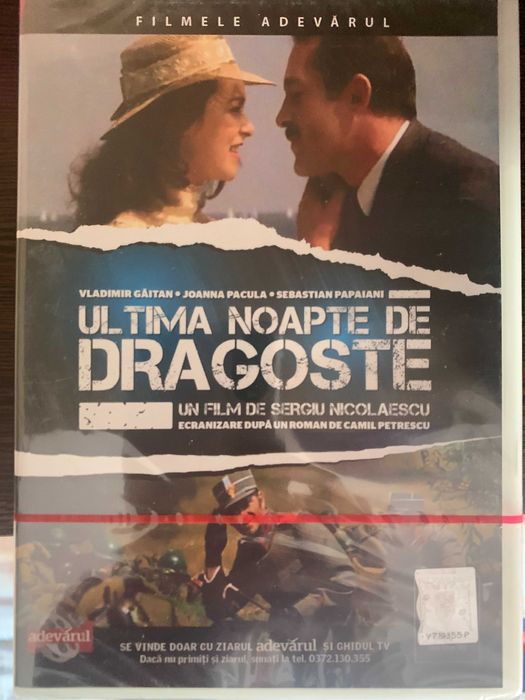 DVD film romanesc clasic Mihai Viteazul/ Nemuritorii, regia Sergiu Nicolaescu, cu Amza Pelea NOU