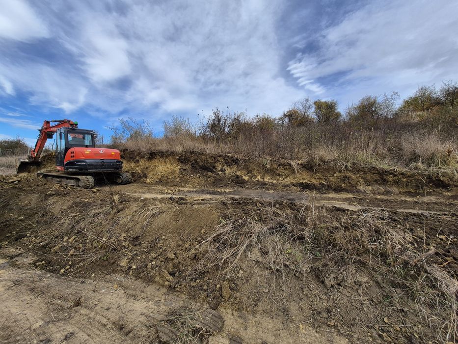 Închirieri utilaje (excavator, miniexcavator, cilindru compactor , miniincarcator, autobasculanta etc)