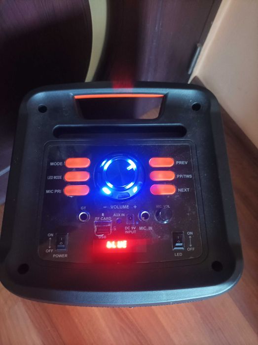 Boxă activă tip Party Speaker Dual – Bluetooth, AUX, Card, USB