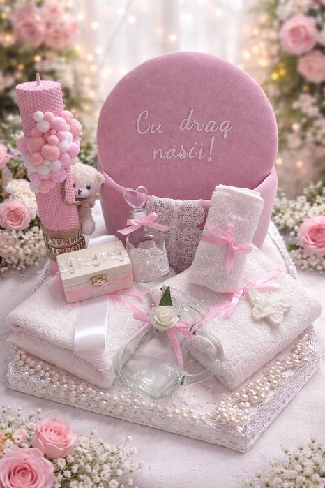 Trusou botez personalizat, lumanare botez personalizata, canta botez personalizata