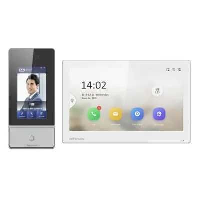 DS-KIS902-S–это профессиональный комплект IP-видеодомофон от Hikvision