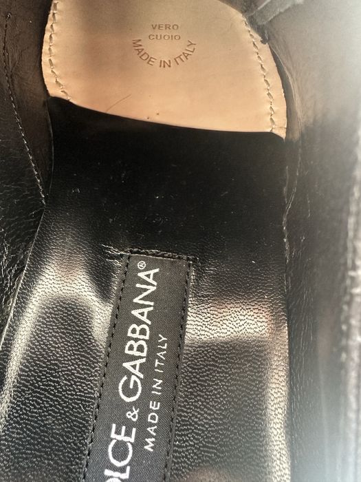 Pantofi bărbătești Dolce & Gabbana Derby Shade – piele neagră, mărimea 41